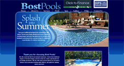 Desktop Screenshot of bostpools.com